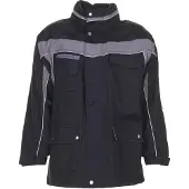 Planam Allwetterjacke Plaline Gr. 3XL schwarz/zink