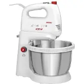 MPM Handmixer mit Schüssel weiß 700W MMR-21Z