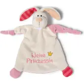 Nici Schmusetuch "My First Kollektion, Hase Tilli, Kleine Prinzessin", Kinder, bunt, Plüsch, Polyester, Schnuffeltücher Schmusetuch, mit aufgestickten Augen