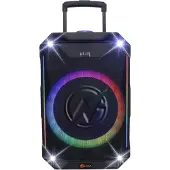 N-Gear THE FLASH 1040 | 10-Zoll-Bluetooth-Lautsprecher mit Lichtshow und Mikrofon