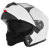 NOX N968 Klapphelm Weiß Glanz S mit Blendschutz für optimalen Schutz