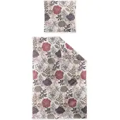 Irisette Bettwäsche "Meran 8687", 60 beere, B/L: 135cm x 200cm, 1 Stk., 1 Stk., Biber, B/L: 80cm x 80cm, 2, Biber, Obermaterial: 100% Baumwolle, Bettwäsche, Bettwäsche, Feinbiber, 2 teilig, flauschig