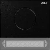 Gira 5569925 Türstationsmod. IBN-Taste System 106 Schwarz m(lack.)