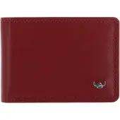 Golden Head Leder Geldbörse Polo RFID Protect Minischeintasche 1040 Rot dunkelrot