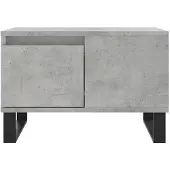 vidaXL Couchtisch Betongrau 55x55x36,5 cm Holzwerkstoff