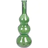 Gilde Bodenvase "Bodenvase bauchig "Balleros" grün", grün, B:26,5cm H:75cm T:26,5cm Ø:26,5cm, Glas, Vasen, Bodenvase