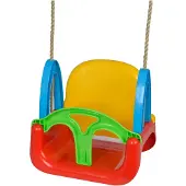 Simba Babyschaukelsitz "3in1 Schaukel", bunt, Schaukelsitze, Kinder, bis 60 kg, Kunststoff, Babyschaukelsitz