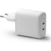 Bramante dbramante1928 re-charge - EU Wandladegerät - 2x USB-C 25W - W, Drinnen, AC, Weiß