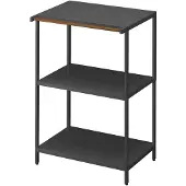 Yamazaki Küchenregal schwarz stehend Metall Standregal 3 Ebenen 60x90x46cm "TOWER"