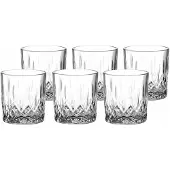 Leonardo Whiskyglas "Whiskybecher Limited Edition 320 ml 6er Set transparent", bunt (transparent), 6 tlg., Glas, Trinkgefäße, Whiskyglas