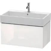 Duravit L-Cube Waschtischunterbau wandhängend, 1 Auszug, 784x394x459mm, LC617702222, Farbe: Weiß Hochglanz Dekor