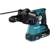 Makita Akku-Kombihammer für SDS-Plus 18V / 6,0 Ah, 2 Akkus + Ladegerät im MAKPAC + SDS-Plus Bohrer-Set B-58992