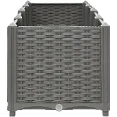 vidaXL Hochbeet 160x40x38 cm Polypropylen