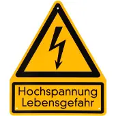 Ks Tools Warnschild Hochspannung, Lebensgefahr - 117.2483