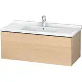 Duravit L-Cube Waschtischunterbau wandhängend, 1 Auszug, 1020x408x469mm, LC616607171, Farbe: Mediterrane Eiche Echtholzfurnier