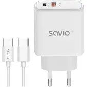 Savio LA-13, Drinnen, AC, 1 m, Weiß