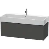 Duravit L-Cube Waschtischunterbau wandhängend, 1 Auszug, 1184x394x459mm, LC617904949, Farbe: Graphit Matt Dekor