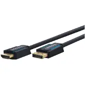 ClickTronic DisplayPort/HDMI Adapterkabel, Ultra Highspeed Kabel - DisplayPort / HDMI - 4K@60Hz