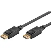 Goobay DisplayPortTM-Kabel 2.1, zertifiziert, 80 Gbit/s, 1,0m - 16K/60Hz, 8K/120Hz, 4K/240Hz