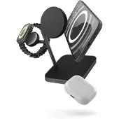 Otterbox Induktionsladegerät - Schwarz - für iPhone, Smartwatch, AirPod, Qi2-fähiges Gerät - MagSafe-Technologie, Magnetisch, Schnellaufladung
