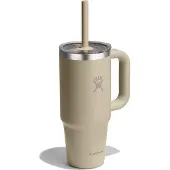 Hydroflask - Travel Tumbler Clear Lid - Isolierbecher Gr 710 ml beige