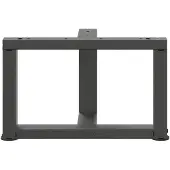 vidaXL Couchtischbeine T-Form 2 Stk. Anthrazit 40x25x(30-31) cm Stahl