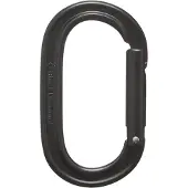 Black Diamond Oval Keylock Carabiner black (0002) ALL