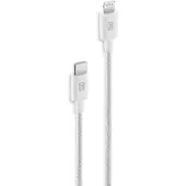 Cellularline Cavo Telato 150 cm USB-C to LIGHTNING, 1,5 m, Lightning, USB C, Stecker, Stecker, Weiß