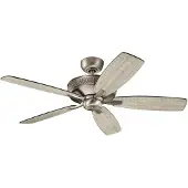 Kichler Monarch II leiser Deckenventilator Ø132cm Holz + Fernbedienung