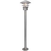 Elstead Lighting Elstead Helsingor Außen-Stehleuchte E27 100cm Silber IP44