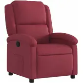 vidaXL Relaxsessel Weinrot Stoff