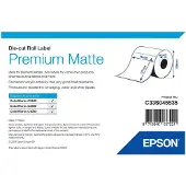 Epson Premium Matte Label - Die-cut Roll: 76mm x 127mm, 265 labels, Weiß, Gestanztes Etikett, Tintenstrahl, Acryl, Permanent, Matte