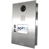AGFEO IP-Video TFE 2, 8,89 cm (3.5"), TFT, 480 x 320 Pixel, 1280 x 720 Pixel, G.711, Edelstahl