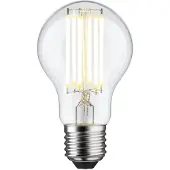 Paulmann LED-Leuchtmittel "Efficient-Line Filament 230V LED Birne E27 1 St.1521lm 7,2W 3000K Klar", Energieeffizienz: A, transparent, L:10,6cm Ø:6cm, Leuchtmittel, LED-Leuchtmittel