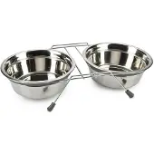 Beeztees Lumara RVS Deluxe Futterset - 20 cm