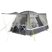 High Peak Buszelt "Trentino 2.0", grau, Zelte, B/H/L: 280cm x 210cm x 370cm, Buszelt, B:280cm H:210cm L:370cm