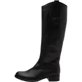 Gabor Damenstiefel 8035 schwarz Echtleder Blockabsatz Reißverschluss Wechselfußbett 3cm Absatz 42cm Schafthöhe