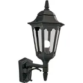 Elstead Lighting Elstead Parish Außen-Wandleuchte E27 52cm Schwarz IP44, UK