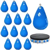 Merkloos Elzusha – Set aus 12 PVC-Wasserbeuteln für Schwimmbadabdeckungen