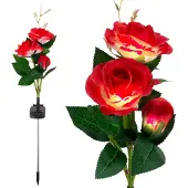Martom Solar Gartenleuchte LED Rose künstliche Blumen Solarleuchten