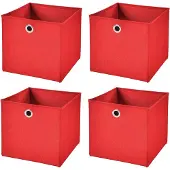 Merkloos Omgoods – Set aus 4 zusammenklappbaren Aufbewahrungsboxen (28x28x28 cm)