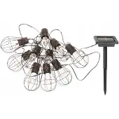 Martom Solar-Girlande 10 LED Kupfer Balkon Garten