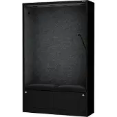 Jan Nowak Akustikkabine Telefonkabine Meetingkabine SALLY MentalBox Dark Graphite 115 cm