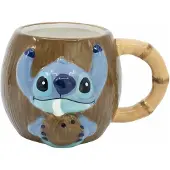 Stor Stitch 3d-tasse In Geschenkbox Aus Kokosnuss 420ml