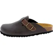 Lico Herren Bioline Clog Style Pantoletten, Braun, 43 EU
