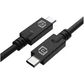 Akasa AK-CBUB67-10BK, 1 m, USB C, USB C, 40 Gbit/s, Schwarz