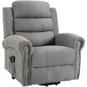 HOMCOM Sessel mit Aufstehhilfe Elektrischer Massagesessel mit Neigefunktion