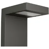 SU-MA Gartenleuchte, Lichtmast, 78 cm, LED, 10W, dunkelgrau, IP54, KR-780