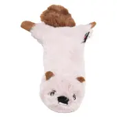 Jack & Vanilla , Beiges Biber-Plüschtier, für Hunde, 45 cm, realistisches Desig