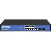 Ernitec Managed Layer 2+ Switch, 8 x